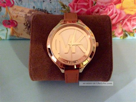 michael kors damenuhr leder braun|Designer.